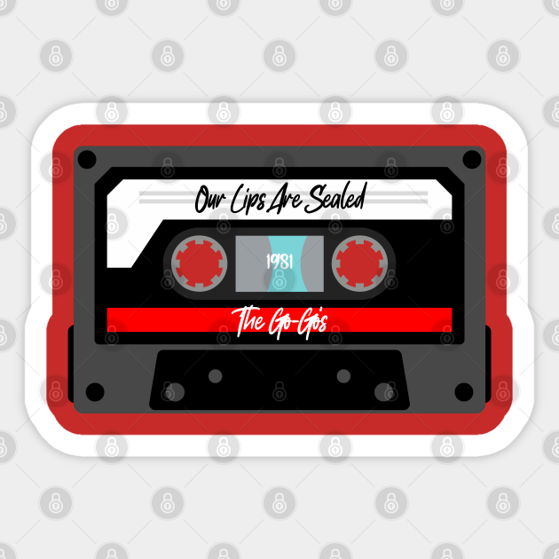Our Lips Are Sealed 1981 Song Sticker TeePublic